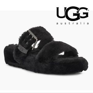 Ugg Slippers Sandals Black Size US 7 women